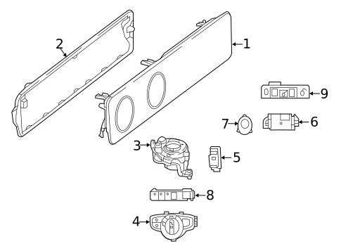 Cluster & Switches for 2019 Mercedes-Benz G 63 AMG&reg; #2