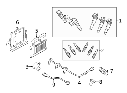Powertrain Control for 2011 Hyundai Veracruz #1