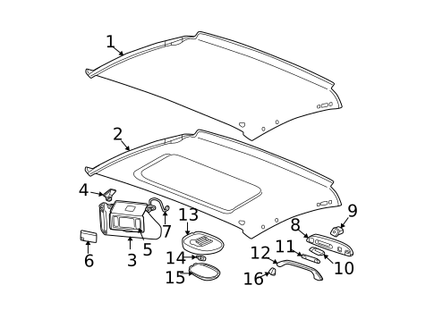 Lighting - Interior for 2001 Buick Century #0