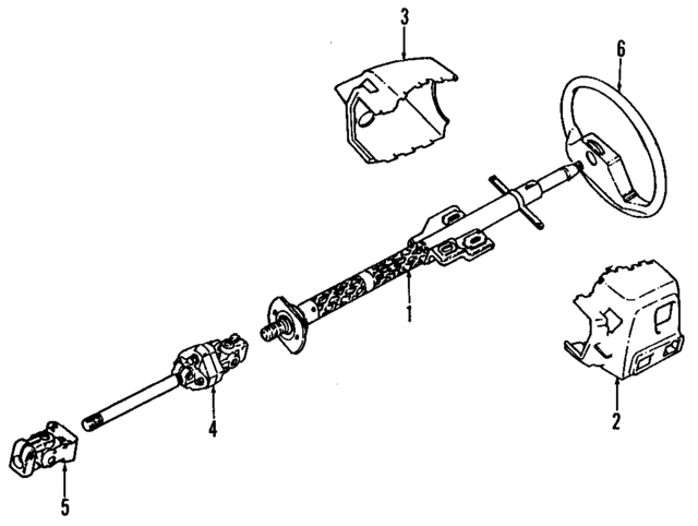 QME500040 - Steering: Intermediate Shaft for Land-Rover Image