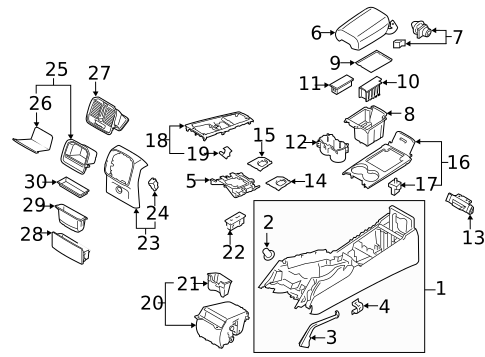 Console for 2022 Porsche Macan #0