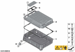 61277645975 - : Service Cover, Hv Battery for BMW Image