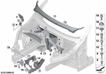 51717169422 - Vehicle Trim: Partition, Engine Bay, Lower Center for BMW Image