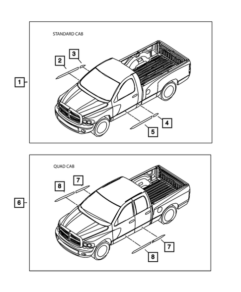 Exterior Appearance for 2008 Dodge Ram 1500 #11