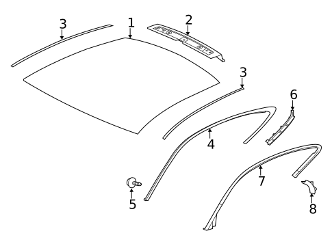 Roof & Components for 2020 Jaguar F-Type #0