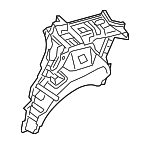 71610B1000 - Body: Inner Quarter Panel for Hyundai Image