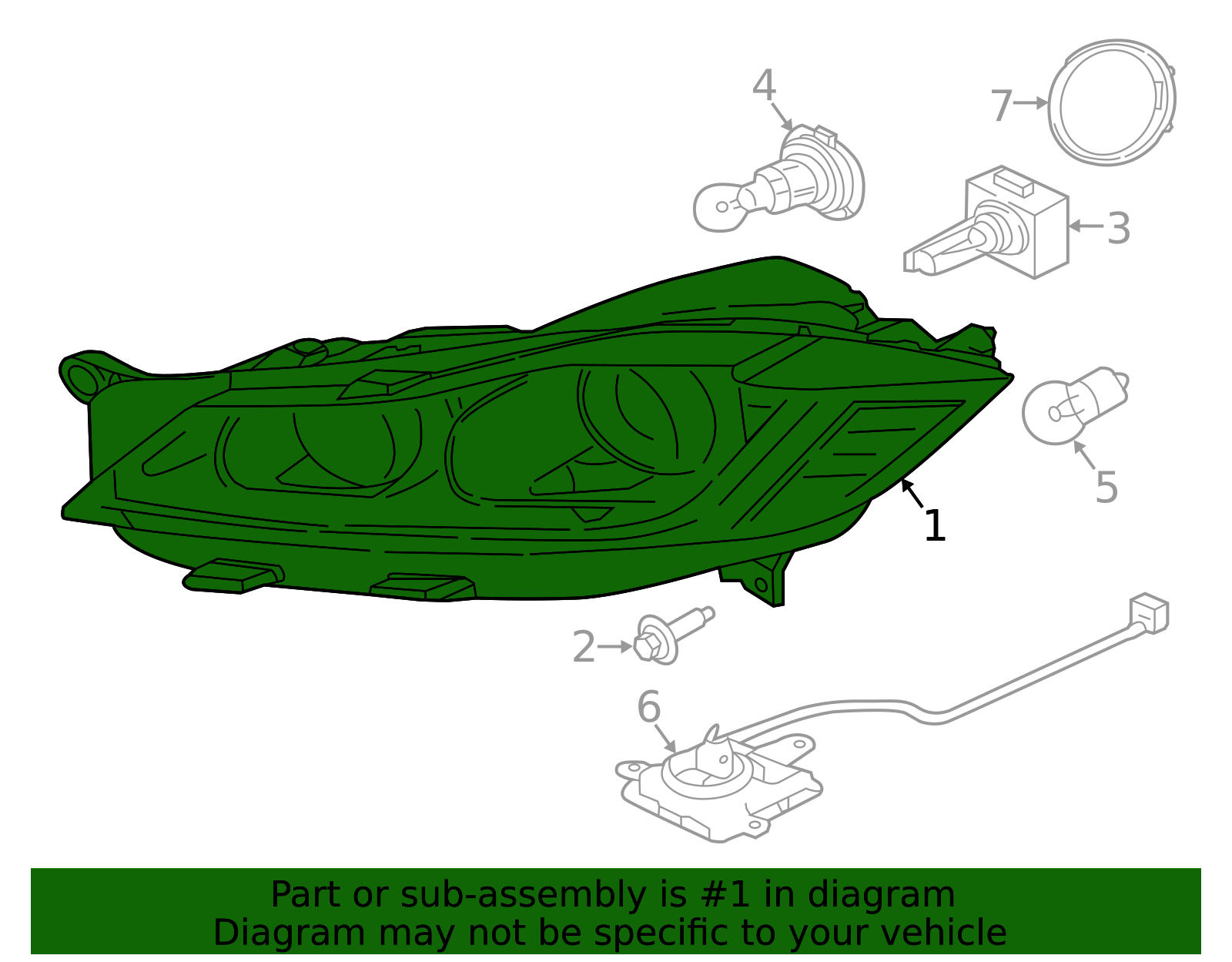 2016-2023 Jaguar Headlamp Assembly T2H57022 | OEM Parts Online