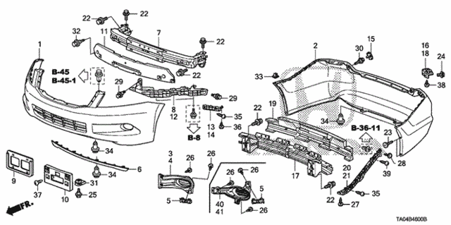 Bumpers for 2010 Honda Accord #0