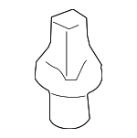 8E0837485C - Body: Door Weather-strip Clip for Audi Image