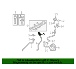 Genuine Ford EGR Valve Position Sensor - OEM Part 5C3Z-9J460-B Direct Replacement