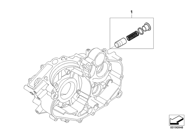 11427707102 - : Set, Oil Bypass Valve for BMW-Motorrad Image