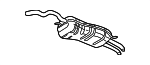 1J5253609AR - Exhaust: Rear Muffler for Volkswagen: Jetta Image