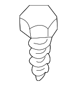 7119904935 - Body: Outer Support Screw for BMW: 525i, 525xi, 528i, 528i xDrive, 528xi, 530i, 530xi, 535i, 535i xDrive, 535xi, 545i, 550i, 645Ci, 650i, M5, M6 Image