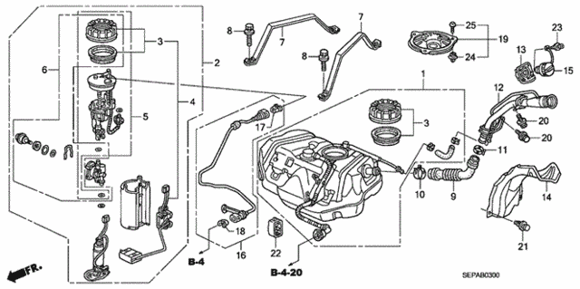 Fuel Tank for 2008 Acura TL #0