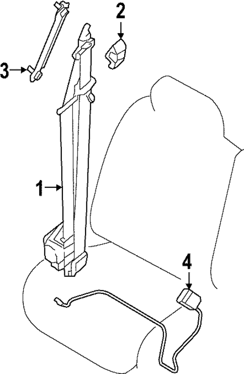 Front Seat Belts for 2023 Nissan Frontier #0