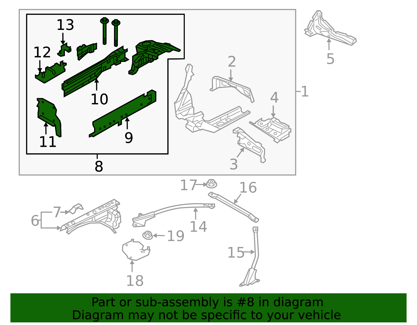 N243-53-31XF - Frame Side Member Assembly 2016-2025 Mazda MX-5