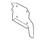 N2Y35412Z - Body: Bumper Bracket for Mazda Image