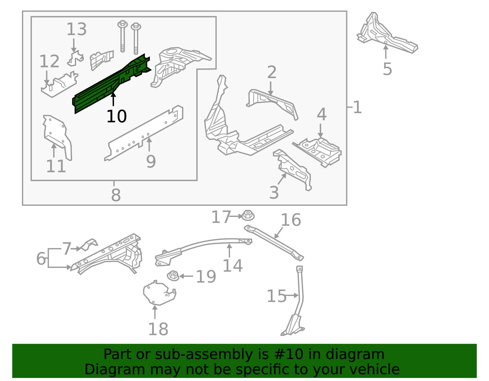 2016-2025 Mazda MX-5 Miata Frame Side Member N2Y3-53-310A | OEM