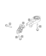 68467905AB - Engine: Transmission Mount Isolator for Mopar Image