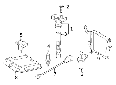 Ignition Coil for 2024 Audi RS5 #3