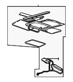 4F1Z54502A82AAA - Body: Glass &amp; Frame for FORD Image