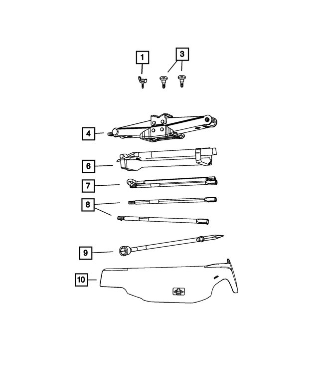 6104994AA - Wheels: Nut for Mopar Image