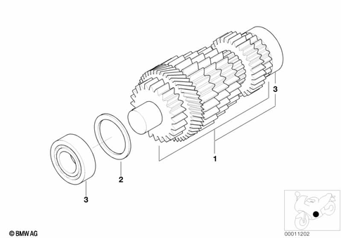 Transmission Shafts for 2001 BMW-Motorrad R 1200 C #2