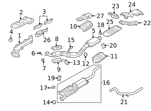 Exhaust Manifold for 2004 Ford Explorer #0