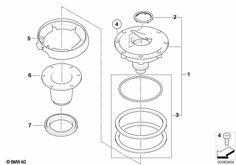 Fuel Container with Filler Pipe for 2008 BMW-Motorrad F 650 GS #1
