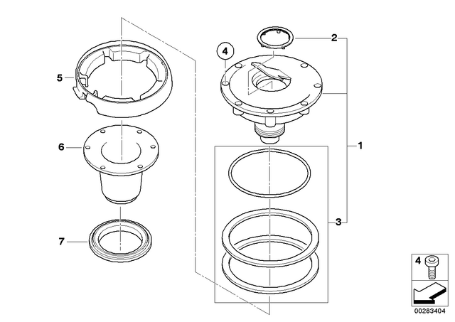16117723465 - : Centering Ring            for BMW-Motorrad Image