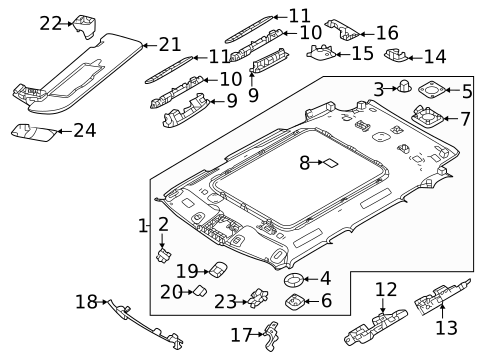 Side Pillar for 2023 Land Rover Range Rover Sport #0