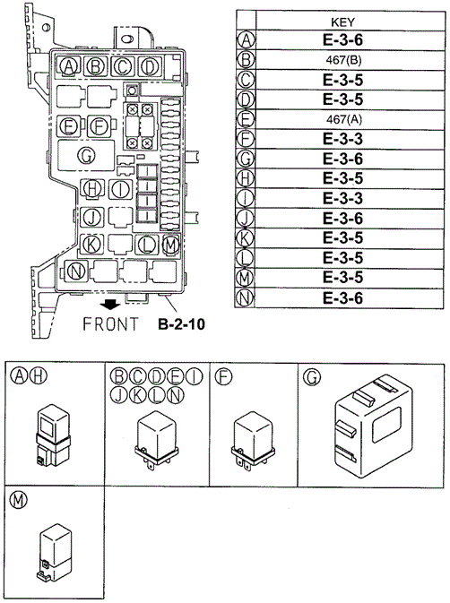 Multi-Use Relay (2) for 1997 Acura SLX #0