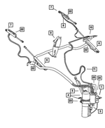 5142646AA - Body Sheet Metal Except Doors: Hydraulic Pump Bracket for Mopar Image