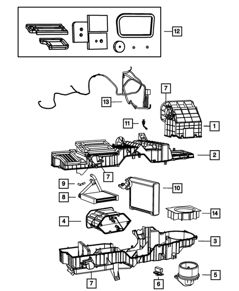 Air Conditioner and Heater Units for 2009 Dodge Ram 3500 #2