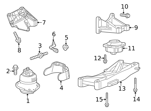 Engine & Trans Mounting for 2019 Dodge Charger #0