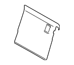 970522401006B0 - Body: Back Panel Cover for Porsche: Panamera Image