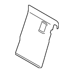 970522401016B0 - Body: Back Panel Cover for Porsche: Panamera Image