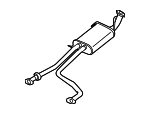 203500W001 - : Exhaust Muffler for Nissan Image