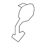 85913G2000T9Y - Body: Upper Trim Cover for Hyundai Image