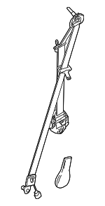 8S4Z54611B09AA - Electrical: Retractor Assembly for Ford: Focus Image