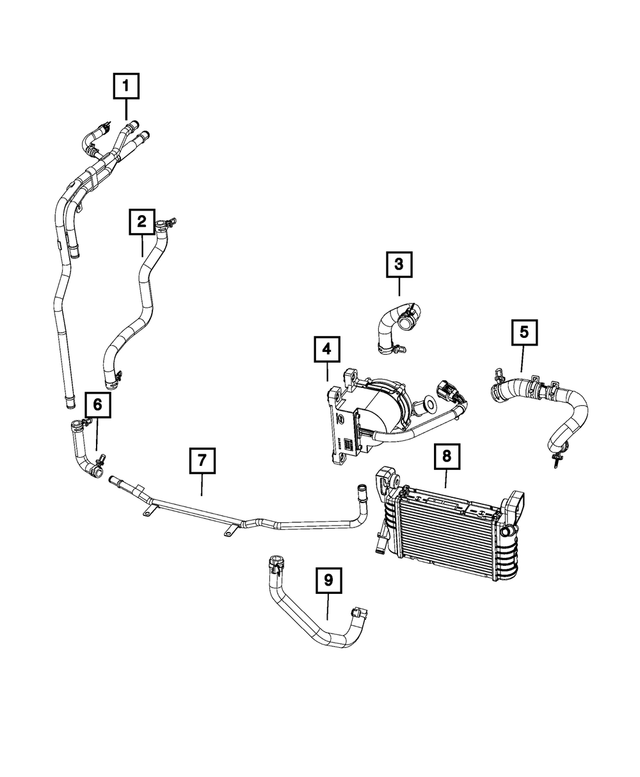 5181874AC - : Pump Supply Hose for Mopar Image