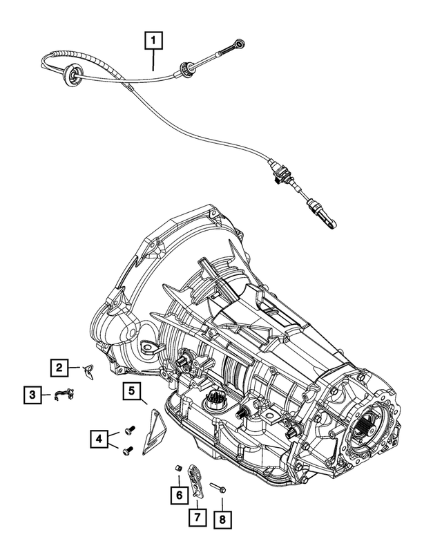 56019959AE - Transmission: Wiring Clip for Mopar Image