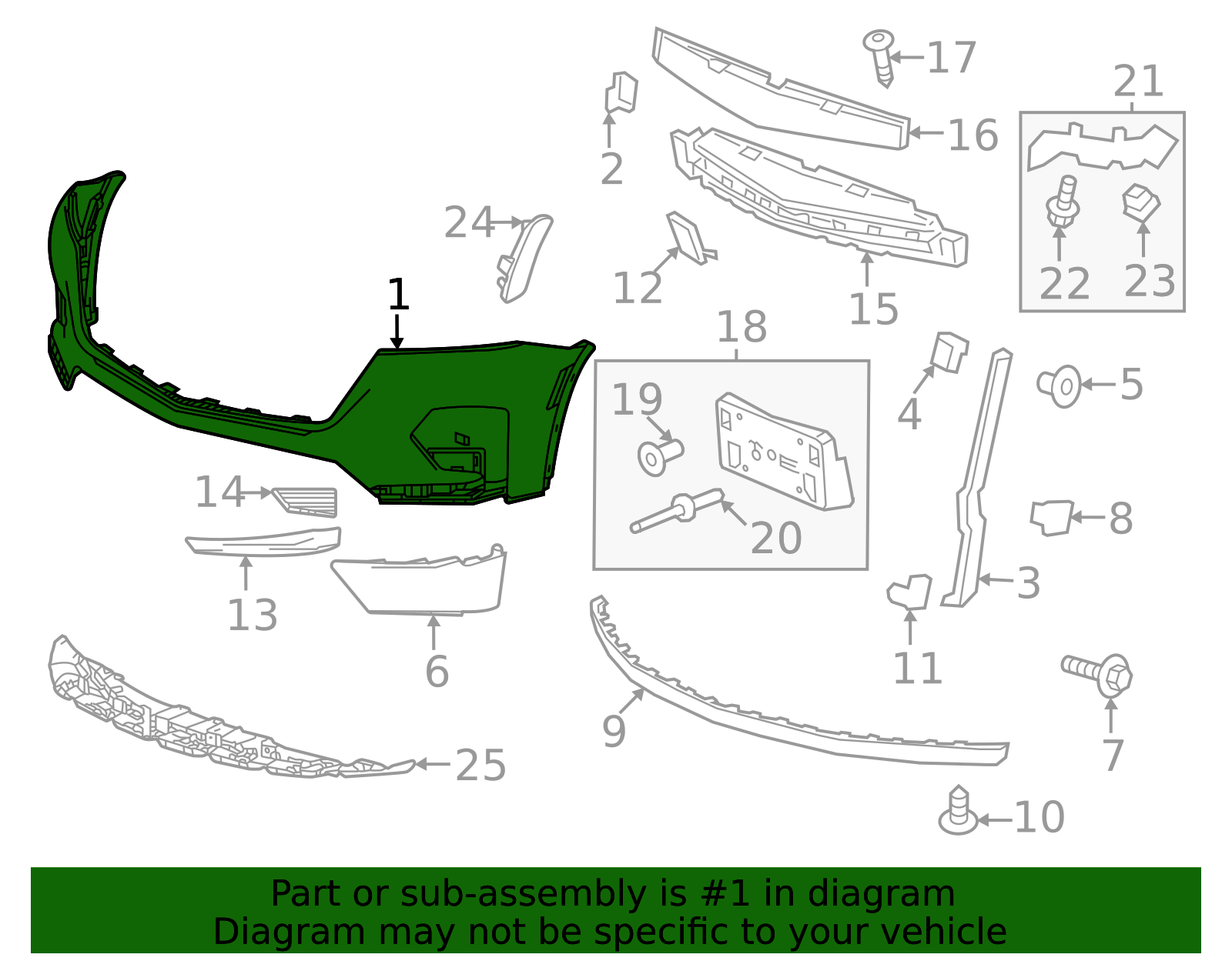 86514578 - Bumper Cover 2022-2024 Chevrolet | GM Parts Warehouse