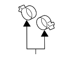 LR036438 - Exhaust: Converter &amp; Pipe Clamp for Land-Rover Image image