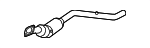 LR100486 - Exhaust: Converter &amp; Pipe for Land-Rover Image image