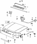 63410SA8310ZZ - : Hinge, R Hood for Honda Image