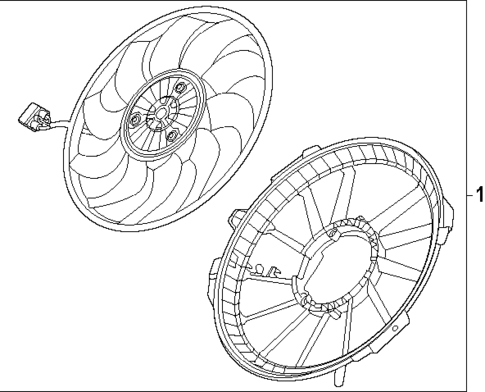 Cooling Fan for 2025 Audi Q6 e-tron #0