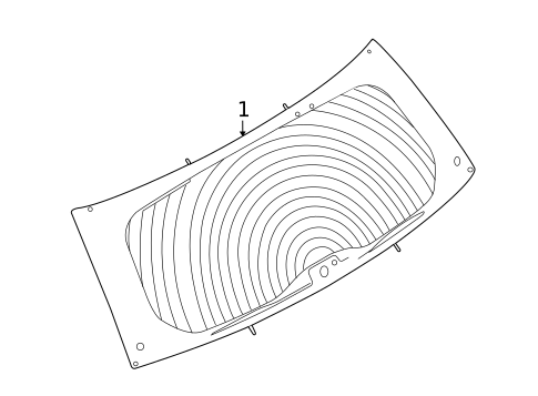 Glass - Lift Gate for 2022 Land Rover Discovery Sport #0
