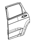 68483399AD - Body: Door Shell for Mopar Image