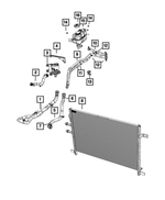 68004905AA - Cooling: Clamp for Mopar Image